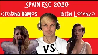 Lukeovision // Ruth Lorenzo VS Cristina Ramos // REACTION // Spain 2020