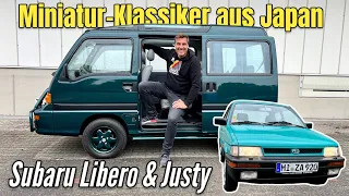 Subaru Libero E12 und Justy ECVT: Japanische Kleinwagen-Klassiker mit Allradantrieb im Test | Review