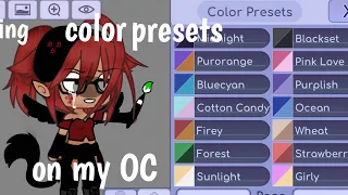 Rating colour presets on my oc~[]part 1