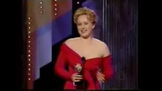 Katie Finneran wins 2002 Tony Award for Best Featured Actress in a Play