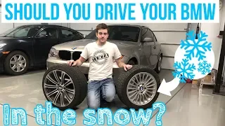 Are BMWs truly a nightmare during winter?? The truth about rear wheel drive BMWs in the snow