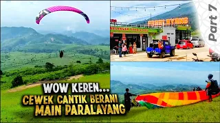 Keindahan BUKIT PARALAYANG Kemuning Karanganyar dan Menikmati dari Dekat Meluncurnya PARALAYANG