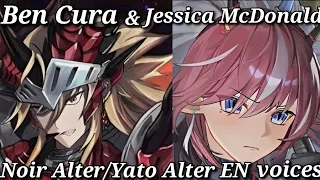 Noir Alter & Yato Alter English voices! ALL Voicelines (E2 + Max Trust) | Arknights