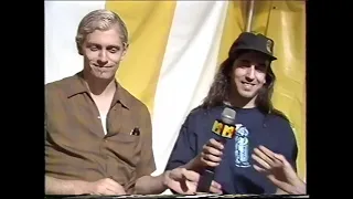 Dinosaur Jr interview at Lollapalooza 1993 on MTV 120 Minutes with Lewis Largent (1993.06.27)