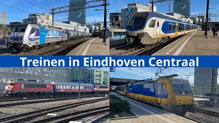 Treinen op station Eindhoven Centraal - 12 november 2022