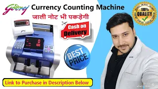 Godrej Crusader Lite cash counting machine with fake note detector, Best Cash Counting Machine 2024