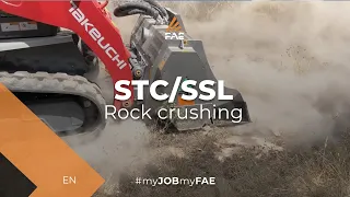 FAE STC/SSL stone crusher working in Texas