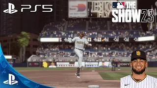 MLB The Show 23 San Diego Padres vs Atlanta Braves | Playing as Fernando Tatís Jr. (PS5 4K 60fps)