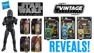 Hasbro Reveal MORE Star Wars Vintage Collection & Black Series Figures on Fan First Friday!