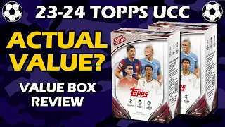 Value Box? 2023-24 Topps UCC Flagship Blaster Box Soccer Review