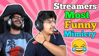 Top 3 Streamers Most Funniest Mimicry On Stream And Their Reaction | Carryislive, Mortal, Mythpat