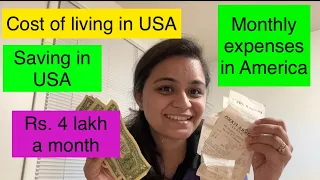 Cost of living in USA l Monthly expense in USA l Saving in USA