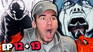 THE BEST EPISODE YET.. JUJUTSU KAISEN - EPISODE 12 and 13 (REACTION)