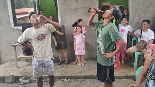 funniest beer drinking contest in the Philippines