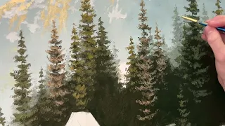 The SECRET to Painting Realistic Trees