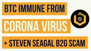 Is Bitcoin A Safe-Haven From Corona Virus // Steven Seagal Fined For B2G Shady ICO