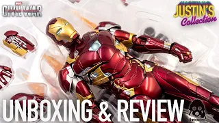 Iron Man MK46 Civil War Threezero DLX Unboxing & Review