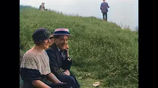 Beautiful South Limburg (NL) in the 1920s in color! [A.I. enhanced & colorized]