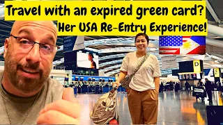 Travel with an expired green card | re-entering the USA with an i-551 stamp
