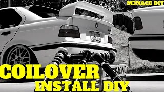 Complete E36 Coilover Install and Setup DIY