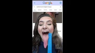 WORLD RECORD LONGEST TONGUE EVER!!*You won't believe this*(SUBSCRIBE for more)(FUNNY and HILARIOUS)