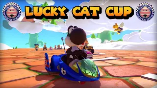 Mario Kart 8 Deluxe - Lucky Cat Cup 150cc - Black Yoshi Gameplay