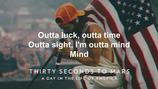 Thirty seconds to mars - One track mind (Lyrics)