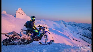 Snowmobile vs Snowbike!  - Whistler BC Coastal mountains!