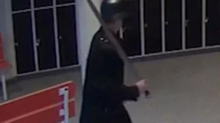 Terrifying video shows Nazi Darth Vader hunting his prey in school