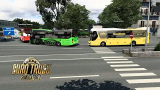 ETS2 online - Đoàn Xe Tracomeco 2021 Chở Khách Leo Đèo Lò Xo (bx Đà Nẵng - bx Kom Tum )