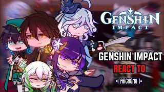 🖤✨ Fontaine React to 5 Archons || Gacha Club || Genshin Impact