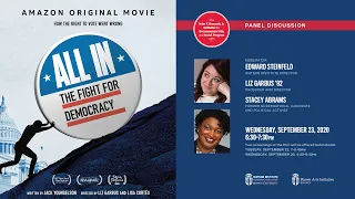 All In: The Fight for Democracy Panel Discussion featuring Stacey Abrams