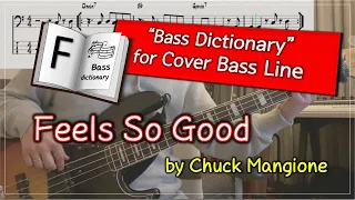 [Bass Dictionary] Feels So Good - Chuck Mangione - 10 minute Cover Bass Lesson with Bass TABs