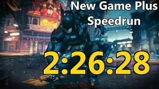 Batman: Arkham Knight Speedrun (NG+) in 2:26:28