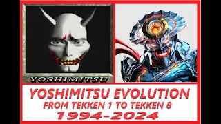 Yoshimitsu Evolution from TEKKEN 1 to TEKKEN 8 (1994-2024)