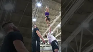 A Compilation of Gauge and Kat's Best Cheerleading Partner Stunts