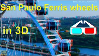 Sao Paulo ferris wheel, Brazil  in red-cyan anaglyph iXYt 3D video