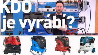 Průmyslový vysavač Nilfisk Attix 44 Mobile, který se vyrábí i pro Narex, Makita, Flex i Milwaukee