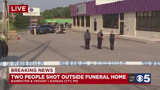 Kansas City police investigating double-shooting at a funeral home