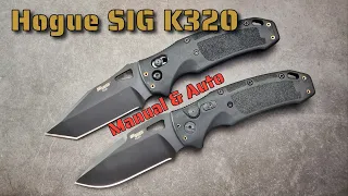 Hogue SIG K320 Pair:  Super EDC Useful Blades in Manual or Auto