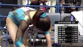 寺本明日香 Asuka teramoto 2015 Japan 段違い平行棒 女子 体操 Women's uneven bars