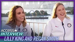 Lilly King & Regan Smith Gush Over Their Olympic Medals