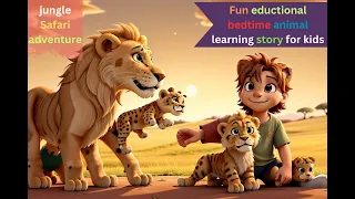 "Marvels of the Jungle: A Safari adventure with Professor Paws : Ch-10 | kids animal learning story