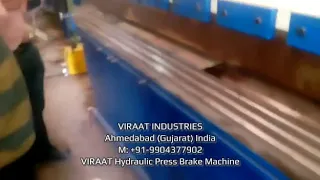 VIRAAT Make Hydraulic Press Brake (Bending) Machine