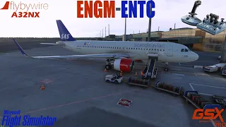 FLYBYWIRE A32NX | GSX Pro | Real Life SAS Ops | Oslo to Tromsø | MSFS2020 Live