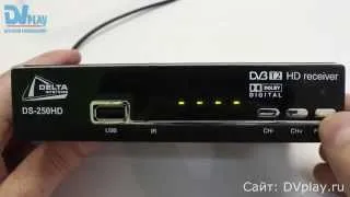 Delta DS-250HD - обзор DVB-T2 ресивера