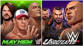 WWE MAYHEM FINISHERS VS WWE UNDEFEATED FINISHERS