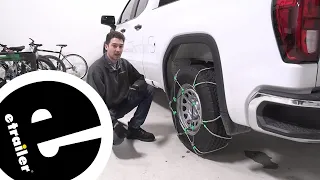 etrailer | Titan Chain Diagonal Alloy Cable Snow Tire Chains Installation - 2022 GMC Sierra 1500