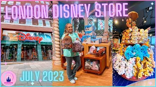 Disney Store London July 2023 New In Disney 100 Merch Come Shop With Me Loungefly Birthday Shop Tour