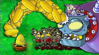 Cob Cannon VS Kernel pult Battlez Dr Zomboss Level 100 - Plants Vs Zombies Battlez